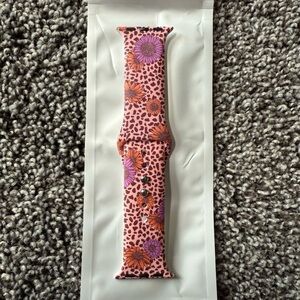 NEW leopard sunflower print watch band for apple watch